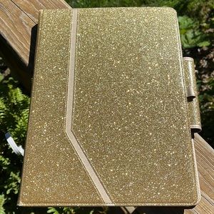 Gold bling Padfolio